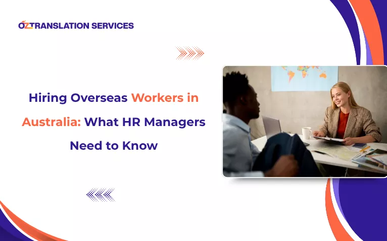 HR guide for Hiring Overseas Workers in Australia