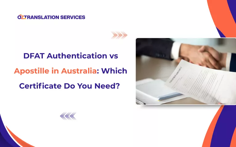 Check our DFAT authentication vs Apostille certificate guide to pick the right pathway.